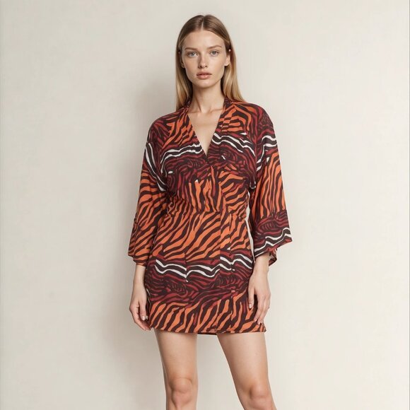 Banana Republic x Issa London Kimono Dress – Size 6 - Picture 4 of 5